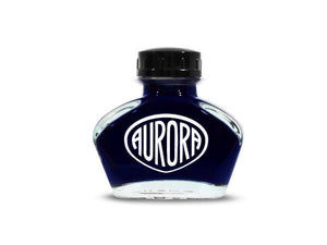 Aurora Tintenfass, Blau/Schwarz, 55ml, Glass NC124-BN