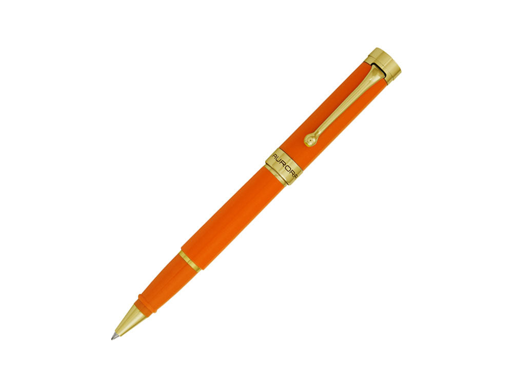 Aurora EDO Roller, Edelharz, PVD Gold, Orange, 071-O