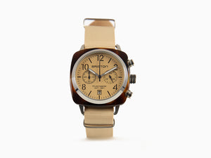 Briston Clubmaster Classic Terracotta Quartz Uhr, 40 mm, 20140.SA.T.39.NTV