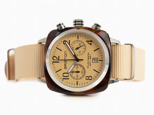 Briston Clubmaster Classic Terracotta Quartz Uhr, 40 mm, 20140.SA.T.39.NTV