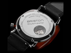 Briston Clubmaster Legend Small Second Automatik Uhr, 39 mm, 241639.SA.T.2NV.CH