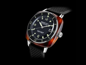 Briston Clubmaster Legend Diver Automatik Uhr, Schwarz, 40 mm, 241740.SA.T.1.FB