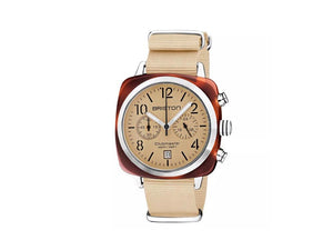 Briston Clubmaster Classic Terracotta Quartz Uhr, 40 mm, 20140.SA.T.39.NTV