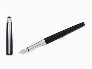 Caran d´Ache Léman Slim Black Ebony Füllfederhalter, Schwarz, 4791.782