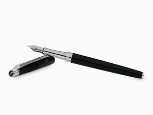 Caran d´Ache Léman Slim Black Ebony Füllfederhalter, Schwarz, 4791.782