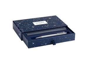 Caran d'Ache Ecridor Cosmic Blue Set Kugelschreiber, Silber, CC0890.024