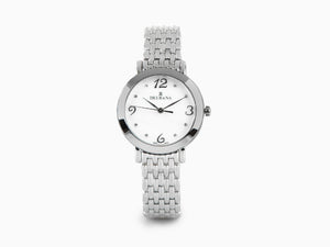 Delbana Dress Villanova Quartz Uhr, Weiss Perlmuttern, 32 mm, 41701.613.1.514