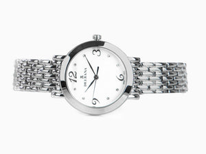 Delbana Dress Villanova Quartz Uhr, Weiss Perlmuttern, 32 mm, 41701.613.1.514