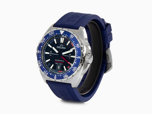 Delma Racing Oceanmaster Automatik Uhr, Schwarz, 44 mm, 41501.670.6.048