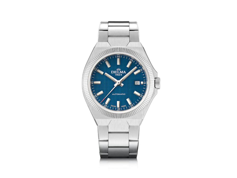Delma Midland Automatik Uhr, Blau, 40.5 mm, 41701.740.6.041