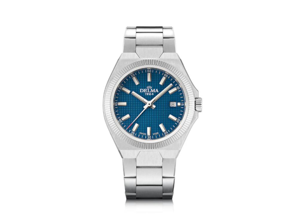 Delma Midland Quartz Uhr, Blau, 40.5 mm, 41701.742.6.041