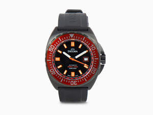 Delma Diver Shell Star Black Tag Automatik Uhr, Limitierte Ed., 44501.670.6.151