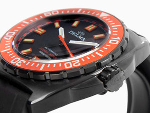 Delma Diver Shell Star Black Tag Automatik Uhr, Limitierte Ed., 44501.670.6.151