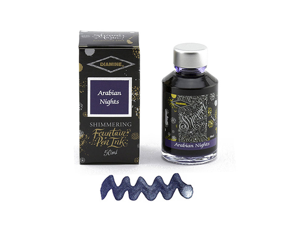 Diamine Shimmering Arabian Nights Tintenfass, 50ml., Glass