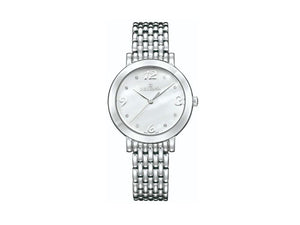 Delbana Dress Villanova Quartz Uhr, Weiss Perlmuttern, 32 mm, 41701.613.1.514