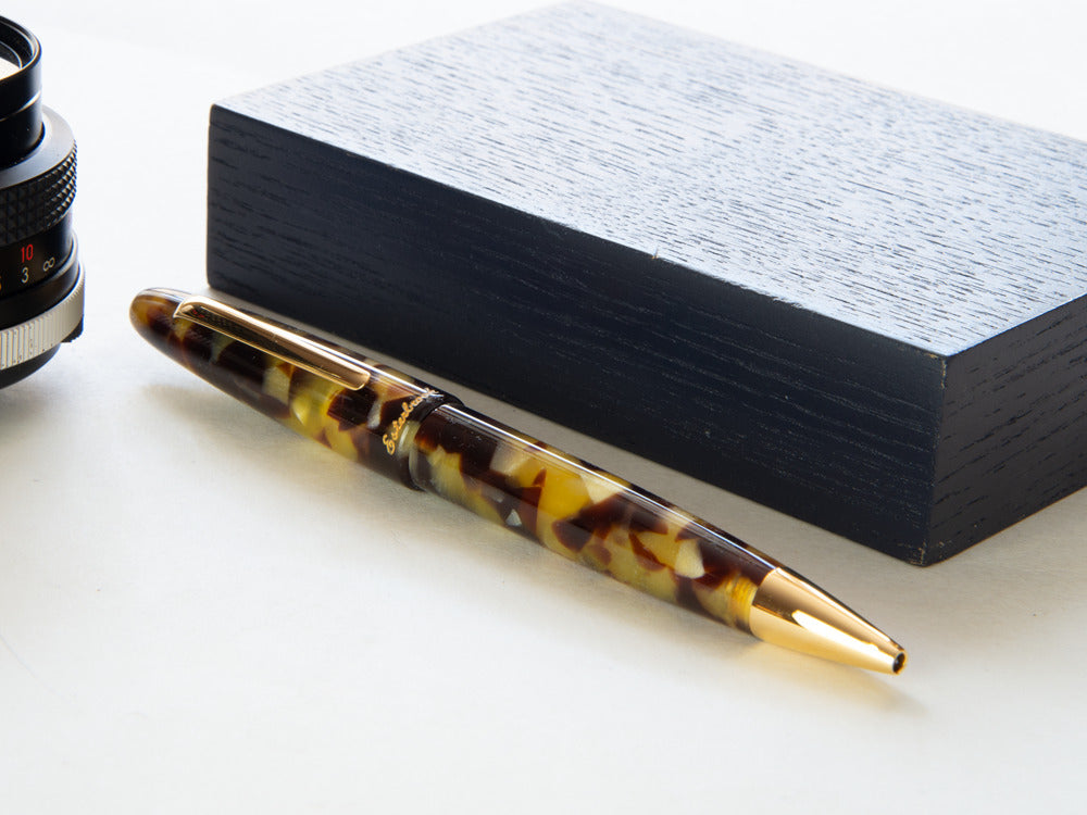Esterbrook Estie Tortoise Kugelschreiber, Edelharz, Gold trims, E139