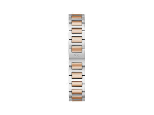 GC Watches Coussin Shape Lady Quartz Uhr, PVD Rose Gold, Grau, 36 mm, Y98001L5MF