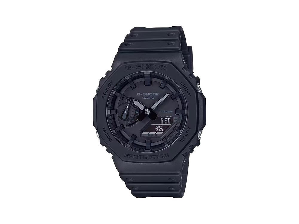 G-SHOCK Casio Classic Quartz Uhr, Harz, Schwarz, 48.5 × 45.4mm, GA-2100-1A1ER