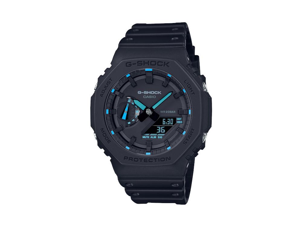 G-SHOCK Casio Classic Quartz Uhr, Harz, Schwarz, 48.5 × 45.4mm, GA-2100-1A2ER