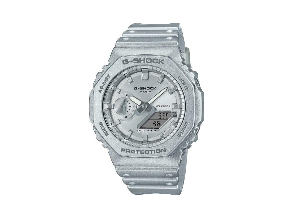 G-SHOCK Casio Classic Quartz Uhr, Harz, Grau, 48.5 × 45.4mm, GA-2100FF-8AER