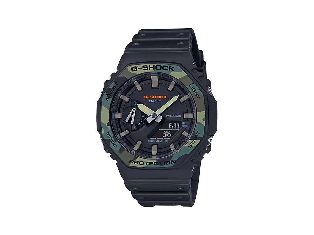 G-SHOCK Casio The Origin Quartz Uhr, Kohlenstoff, 48.5mm, GA-2100SU-1AER