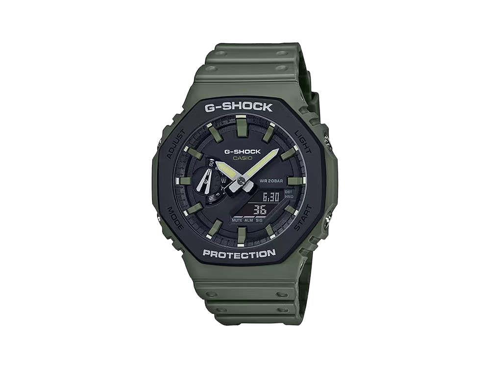 G-SHOCK Casio Classic Quartz Uhr, Harz, Schwarz, 48.5 × 45.4mm, GA-2110SU-3AER