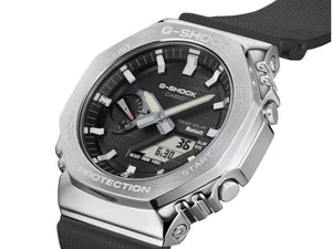 G-SHOCK Casio G-Steel Quartz Uhr, Schwarz, 49.3mm × 44.4mm, GBM-2100-1AER