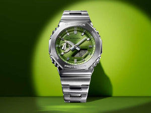 G-SHOCK Casio G-Steel Quartz Uhr, Grün, 49.3mm × 44.4mm, GM-2110D-3AER