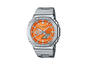 G-SHOCK Casio G-Steel Quartz Uhr, Orange, 49.3mm × 44.4mm, GM-2110D-4AER