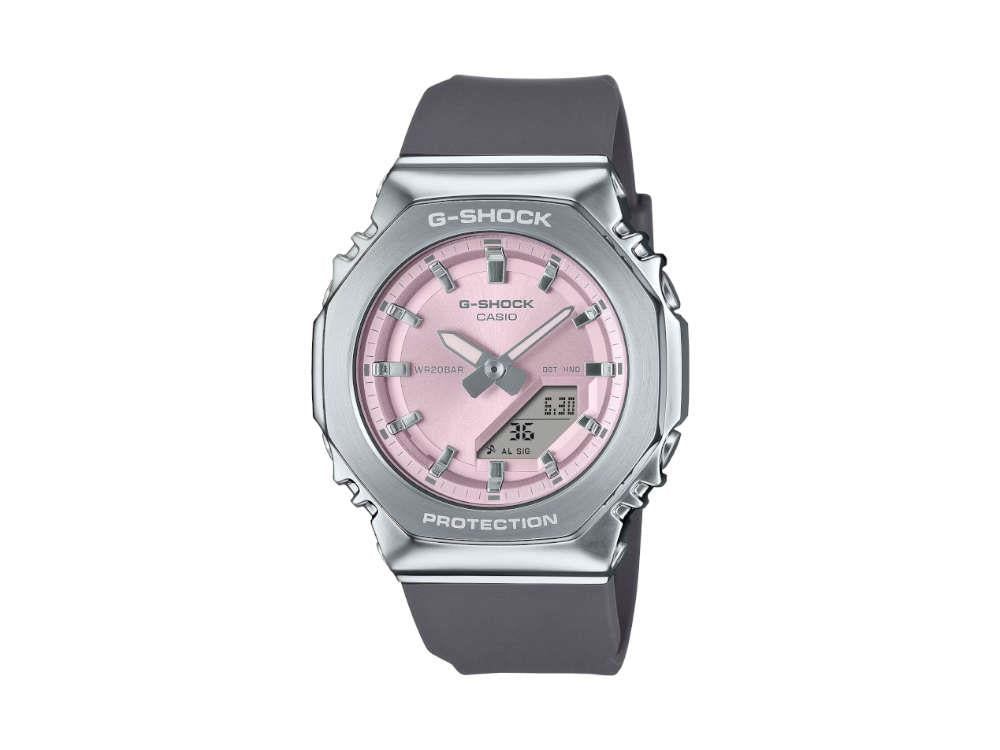 G-SHOCK Casio Classic Frau Quartz Uhr, Harz, Rose, 45.9 × 40.5mm, GM-S2110-4AER