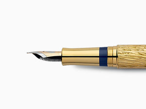 Graf von Faber-Castell Pen of the Year 2012, Füller, Oak Wood, Gold 24k