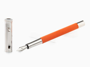 Graf von Faber-Castell Guilloche Füllfederhalter, Edelharz, Orange