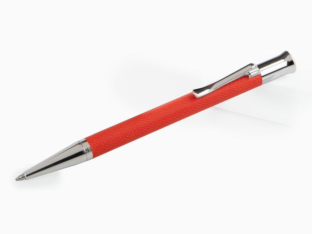 Graf von Faber-Castell Guilloche India Red Kugelschreiber, Edelharz, 145266