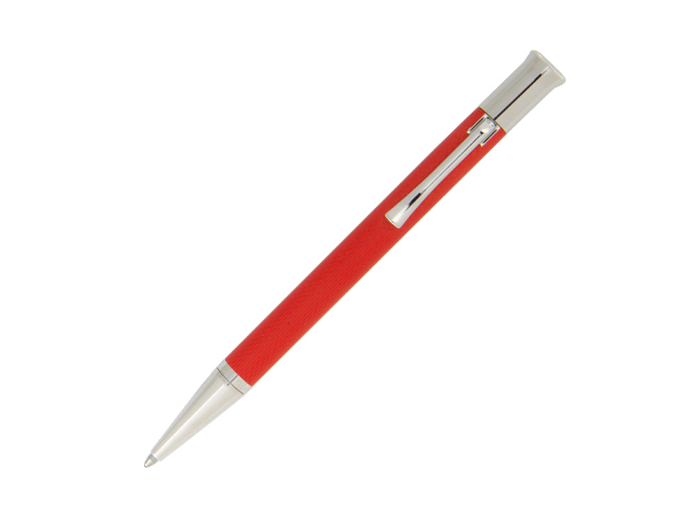 Graf von Faber-Castell Guilloche India Red Kugelschreiber, Edelharz, 145266