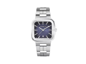 Herbelin Cap Camarat Quartz Uhr, Edelstahl 316L , Blau, 39 mm, 12246B15