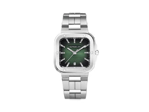 Herbelin Cap Camarat Quartz Uhr, Edelstahl 316L , Grün, 39 mm, 12246B16