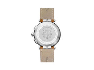 Herbelin Newport Chrono Quartz Uhr, Weiss, 43 mm, 37688A42GD