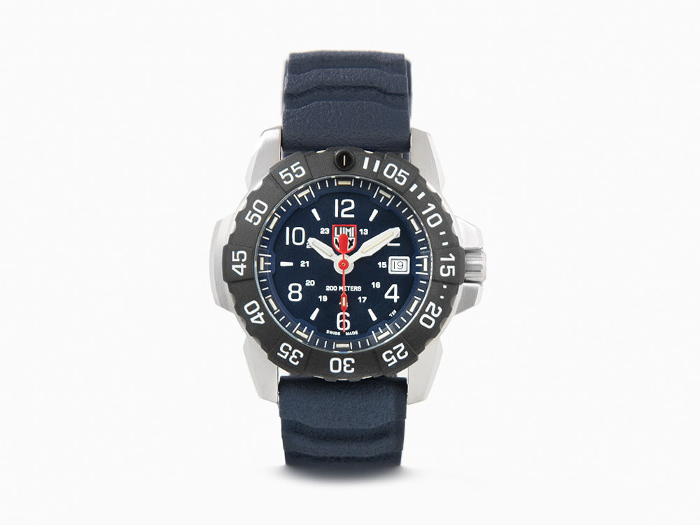 Luminox Navy Seal Steel 3250 Time Date Series Quartz Uhr, Blau, XS.3253.CB