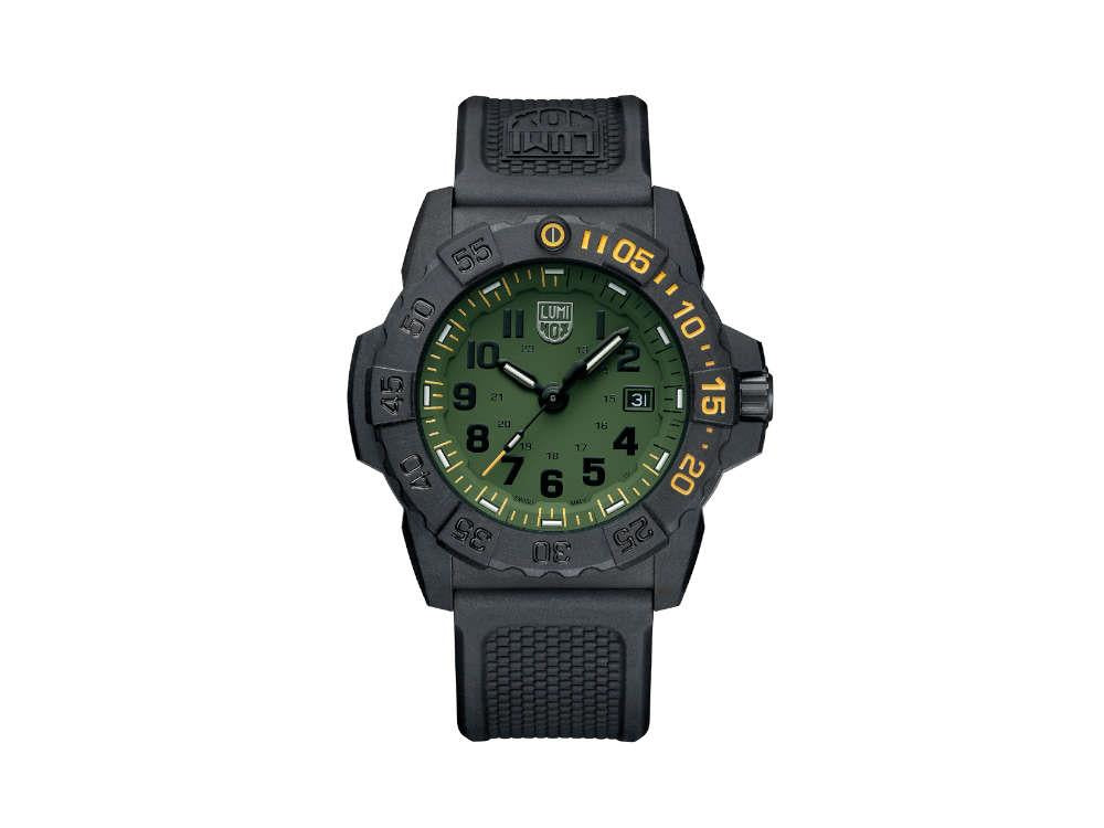 Luminox Sea Navy Seal Quartz Uhr, Grün, CARBONOX™, 45 mm, XS.3517.NSF.SET