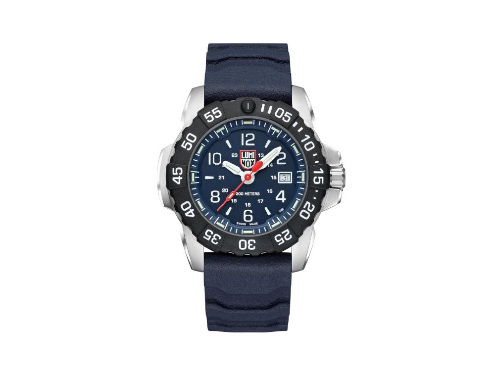 Luminox Navy Seal Steel 3250 Time Date Series Quartz Uhr, Blau, XS.3253.CB