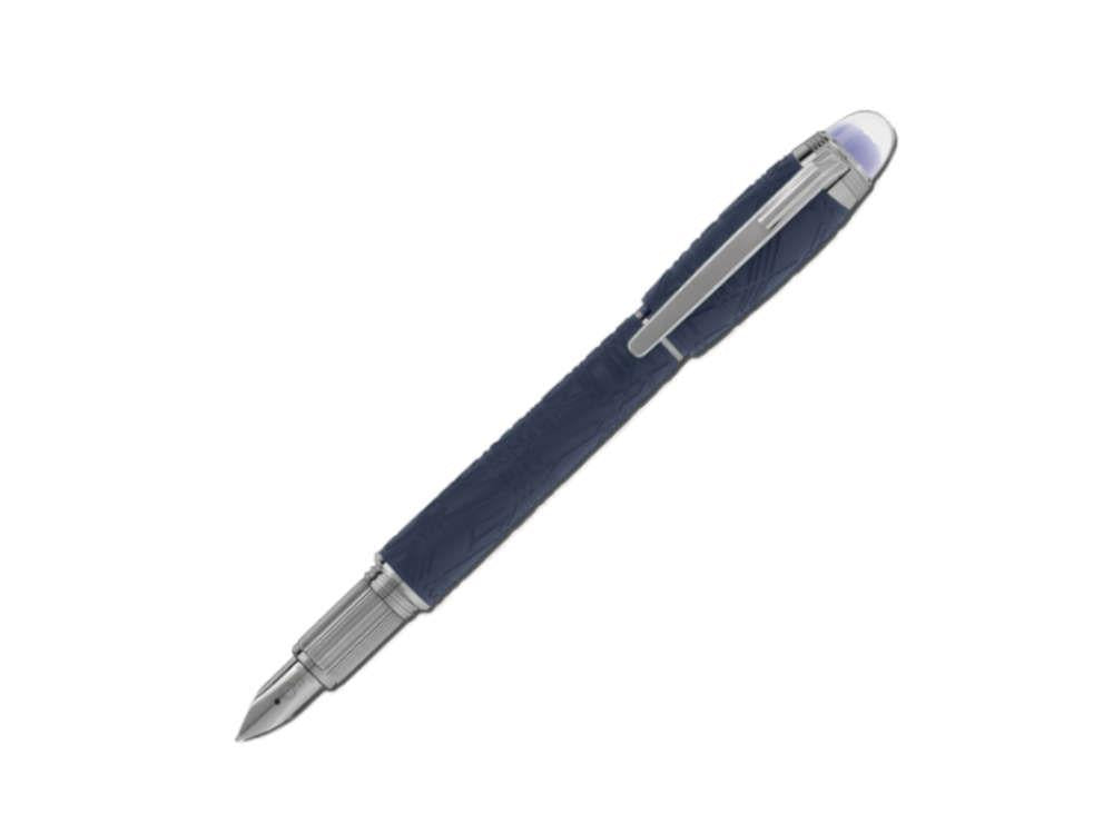 Montblanc StarWalker SpaceBlue Resin Füllfederhalter, 130211