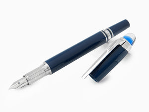 Montblanc StarWalker Blue Planet Füllfederhalter, Edelharz, 132439