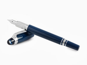 Montblanc StarWalker Blue Planet Füllfederhalter, Edelharz, 132439