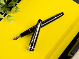 Montblanc Meisterstück Classique Füllfeder, Platinierte Beschläge 132468