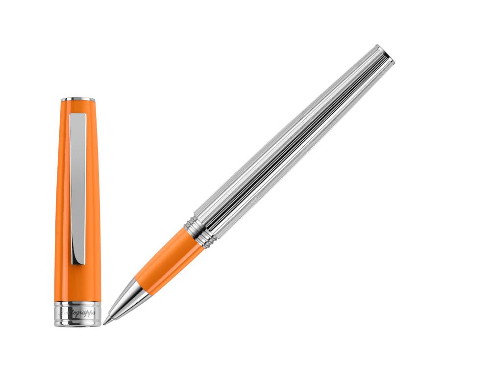 Montegrappa Armonia Duetto Roller, Stahl, Orange, ISA1MRAO