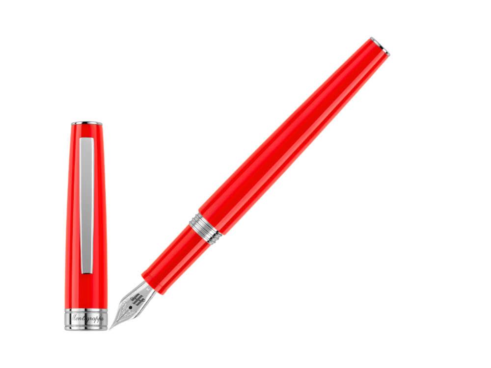 Montegrappa Armonia Scarlet Füllfederhalter, Edelharz, Rot, ISA1R-AR-1