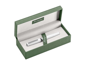 Montegrappa Armonia Frost Füllfederhalter, Edelharz, Weiss, ISA1R-AW