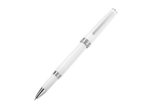 Montegrappa Armonia Frost Roller, Edelharz, Weiss, ISA1RRAW