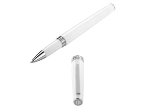 Montegrappa Armonia Frost Roller, Edelharz, Weiss, ISA1RRAW