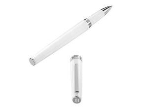 Montegrappa Armonia Frost Roller, Edelharz, Weiss, ISA1RRAW